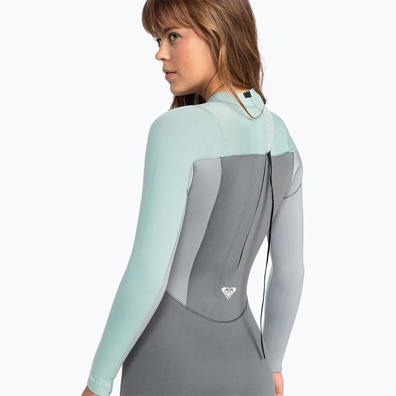 Дамски неопренов костюм за плуване  ROXY 4/3 mm Prologue Back Zip GBS Wetsuit ice green 6