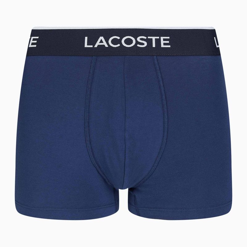 Боксерки Lacoste 5H3389 W64 3 чифта navy blue/red methylene 2