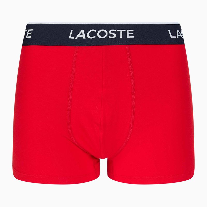 Боксерки Lacoste 5H3389 W64 3 чифта navy blue/red methylene 5