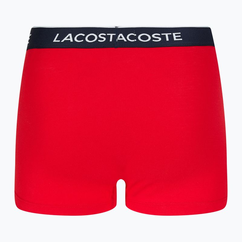 Боксерки Lacoste 5H3389 W64 3 чифта navy blue/red methylene 6