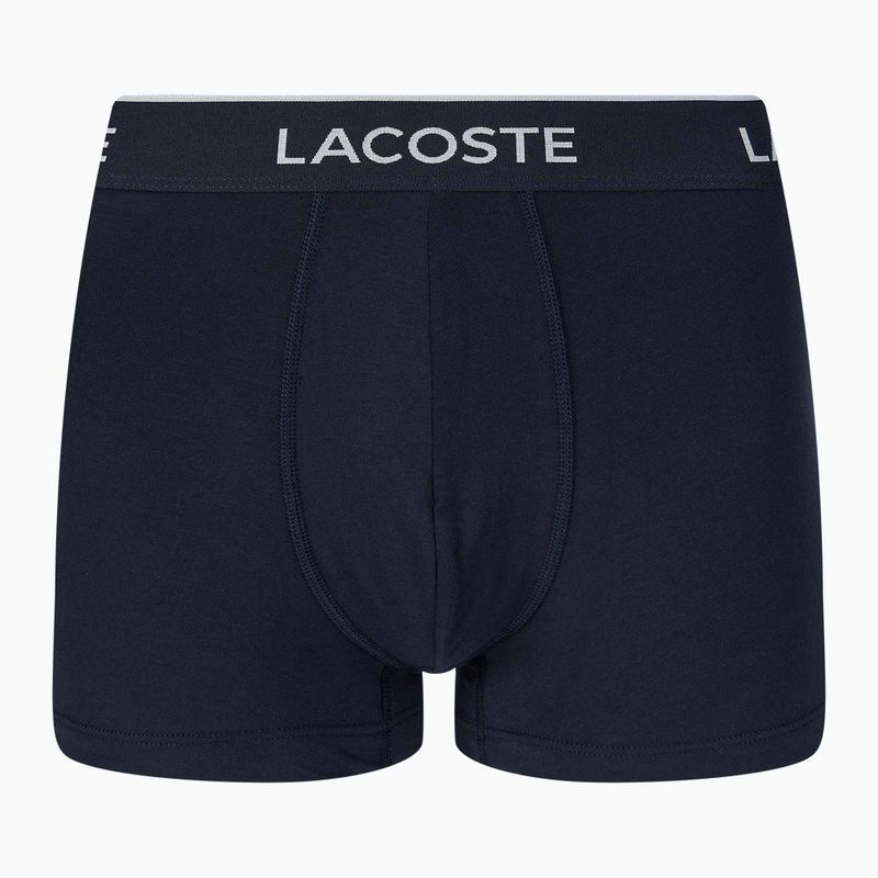 Боксерки Lacoste 5H3389 W64 3 чифта navy blue/red methylene 8