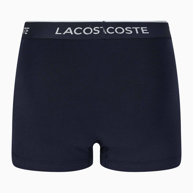 Боксерки Lacoste 5H3389 W64 3 чифта navy blue/red methylene 9