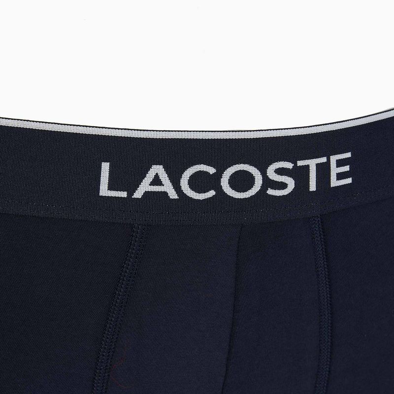 Боксерки Lacoste 5H3389 W64 3 чифта navy blue/red methylene 10