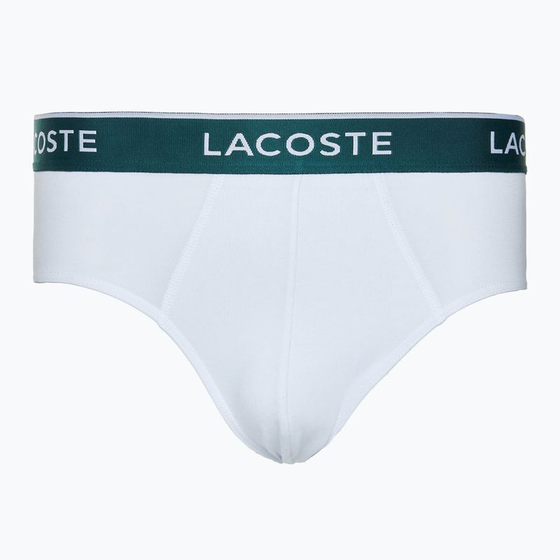 Мъжки слипове Lacoste 8H3472 3 чифта черен/бял/сребърен порцелан 4