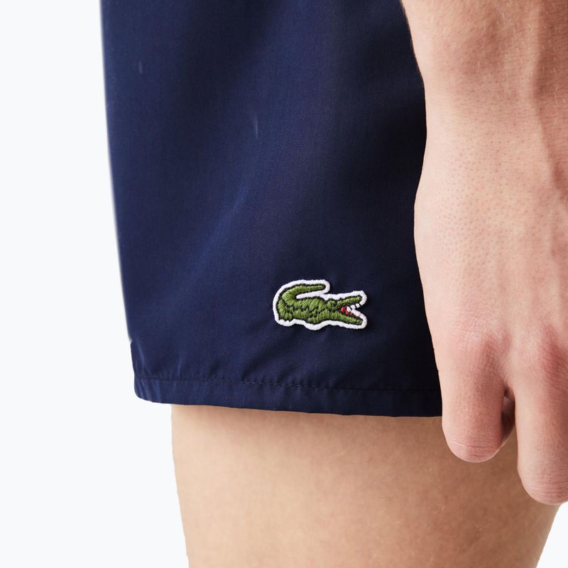 Мъжки къси панталони за плуване Lacoste MH6270 JB1 тъмно синьо 3