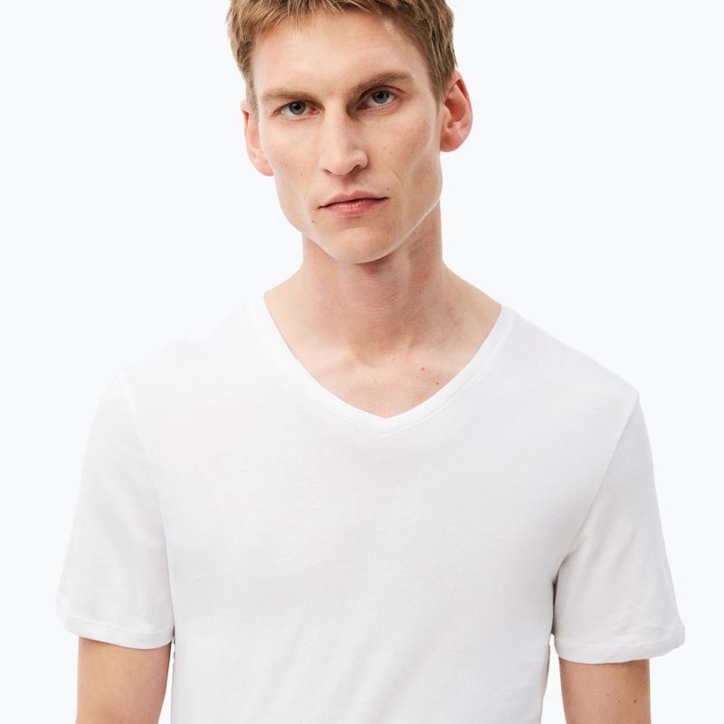 Мъжка тениска Lacoste TH3374 3-pack white 4