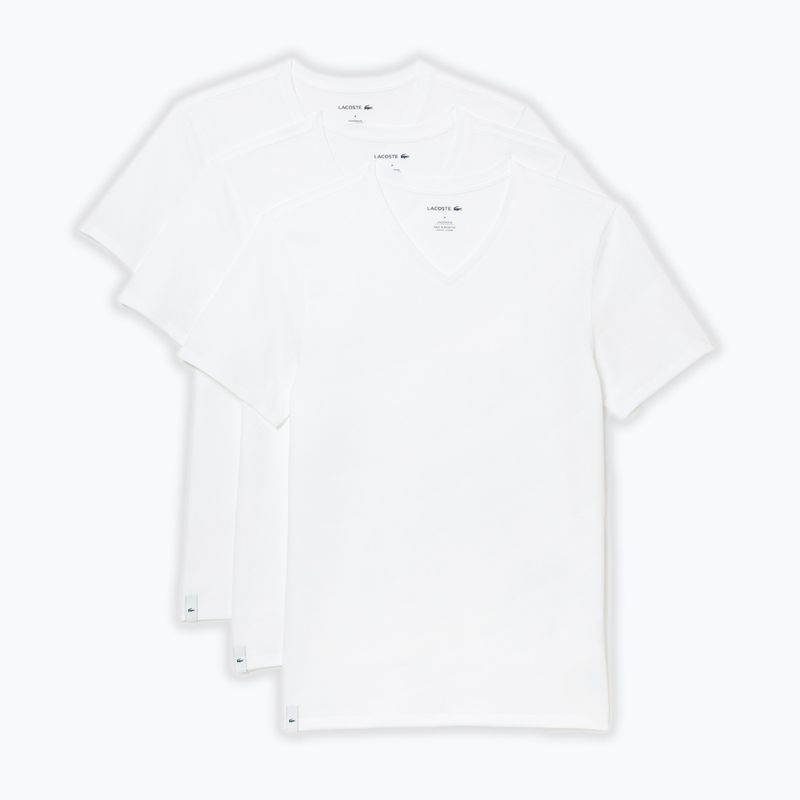 Мъжка тениска Lacoste TH3374 3-pack white 5