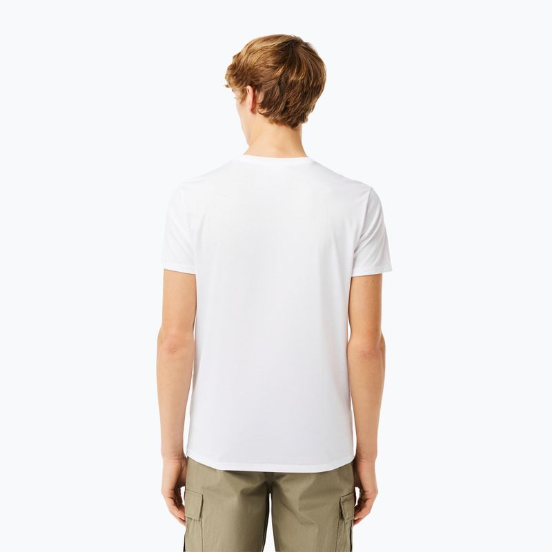 Мъжка тениска Lacoste TH6709 white 2