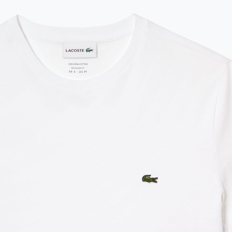 Мъжка тениска Lacoste TH6709 white 4