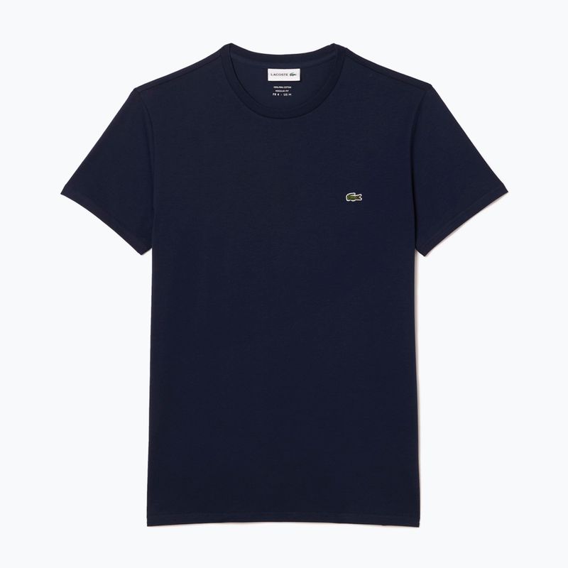 Мъжка тениска Lacoste TH6709 navy blue 4