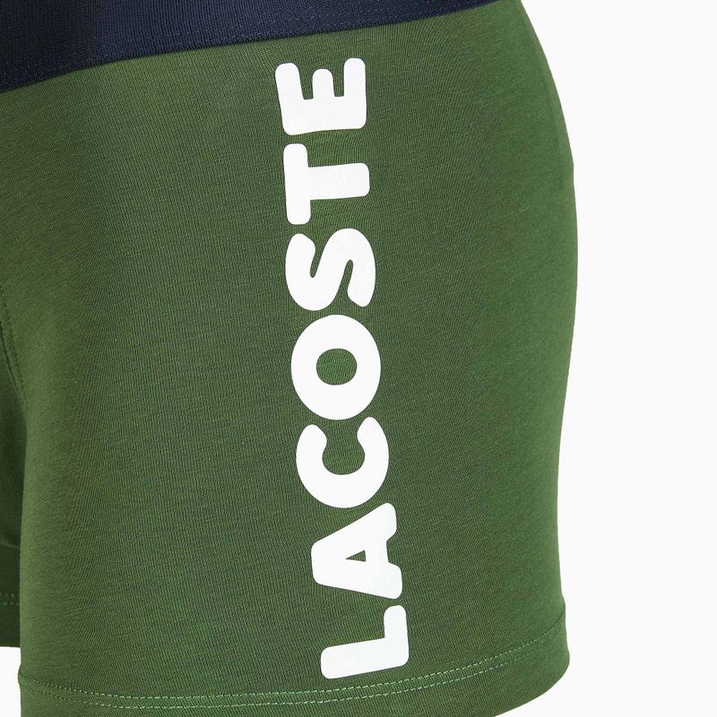 Боксерки Lacoste 5H1803 P52 3 чифта thyme/navy blue/white 7