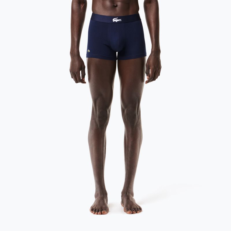 Боксерки Lacoste 5H1803 P52 3 чифта thyme/navy blue/white 15