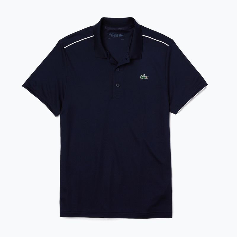 Мъжка тенис поло риза Lacoste черна DH2094 5