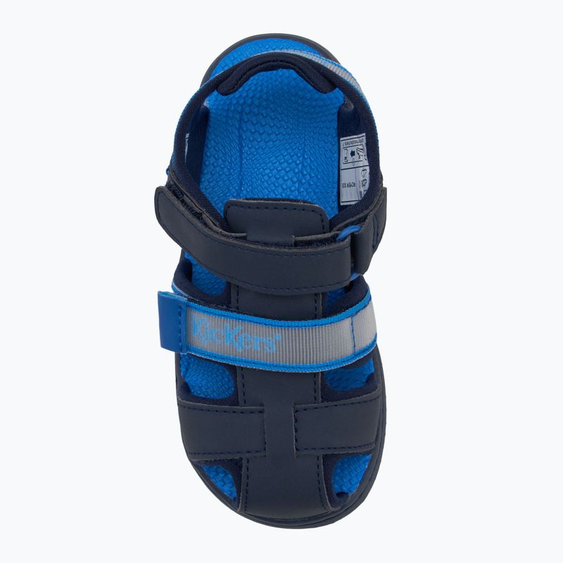Детски сандали Kickers Kickbeachou в тъмносин цвят 5