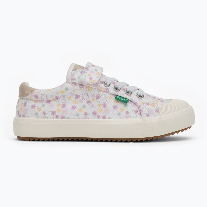 Детски маратонки Kickers Kickgoldi white/print festi summer 2