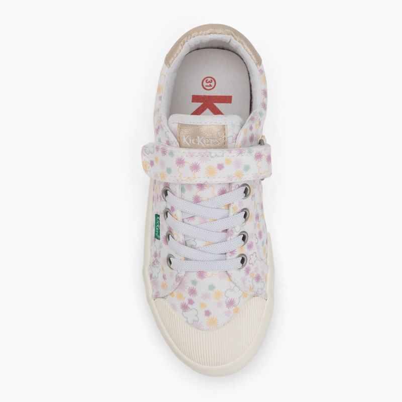 Детски маратонки Kickers Kickgoldi white/print festi summer 5