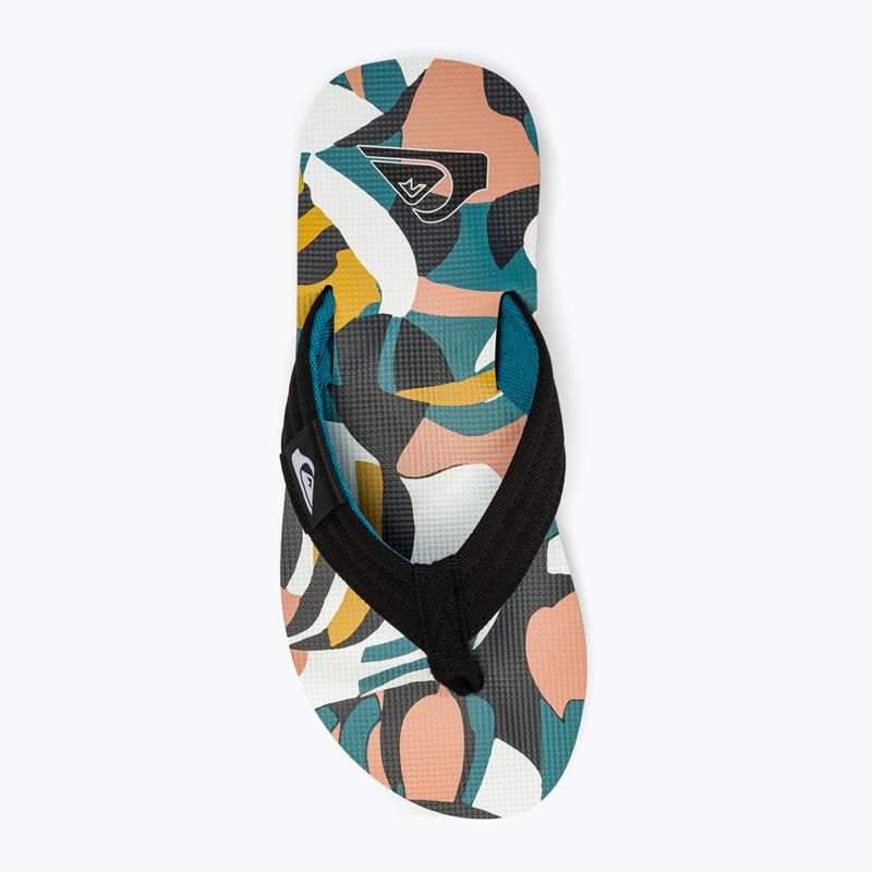Мъжки джапанки Quiksilver Molokai Layback II white / black / blue 5