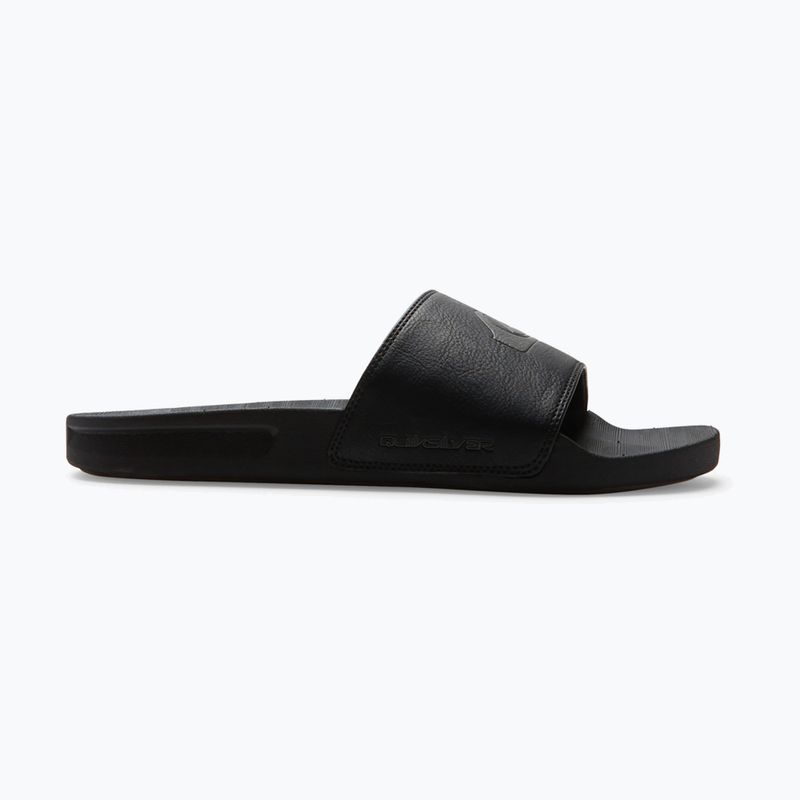Мъжки чехли Quiksilver Rivi Nubuck Slide black 1 2