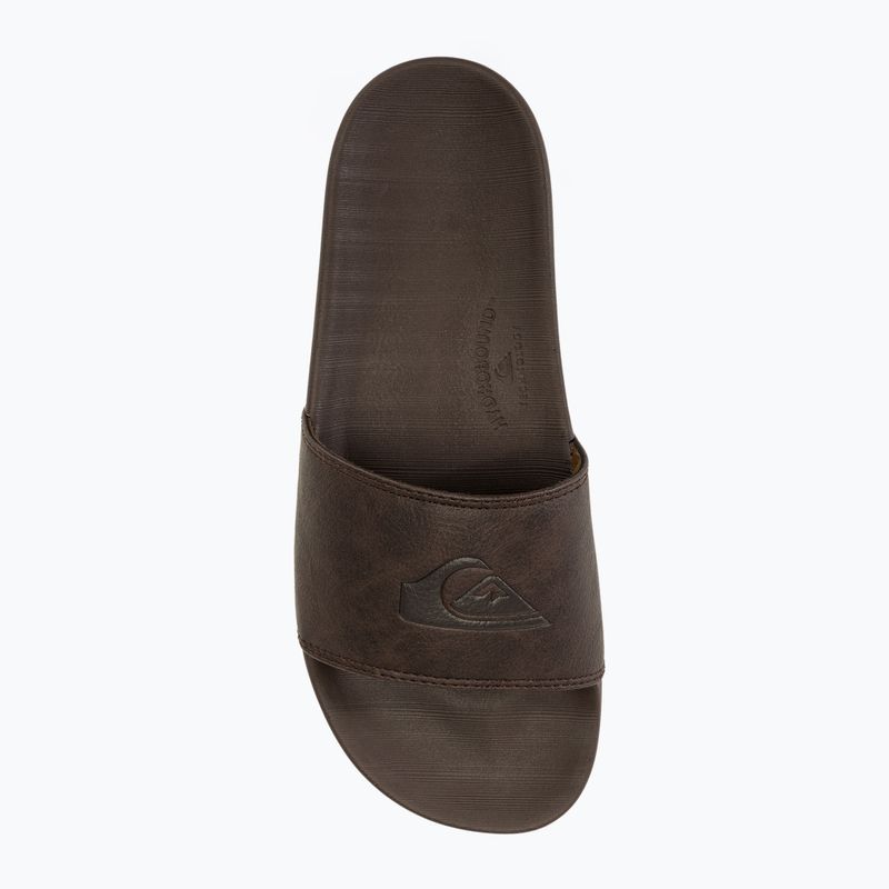 Мъжки чехли Quiksilver Rivi Nubuck Slide brown 1 5