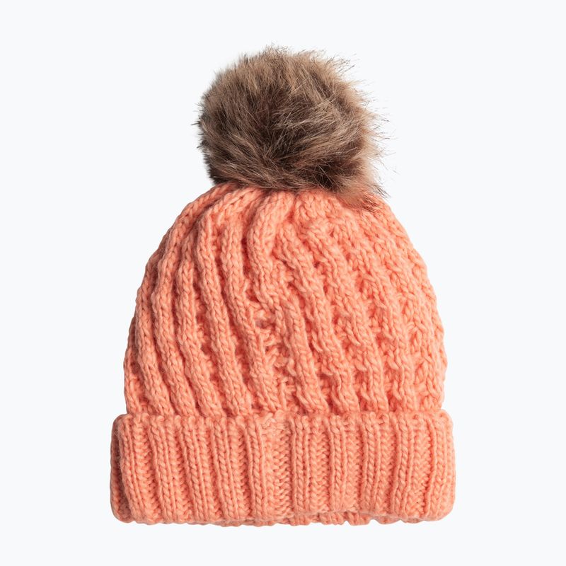 Детска зимна шапка ROXY Blizzard Girl peach pink 2