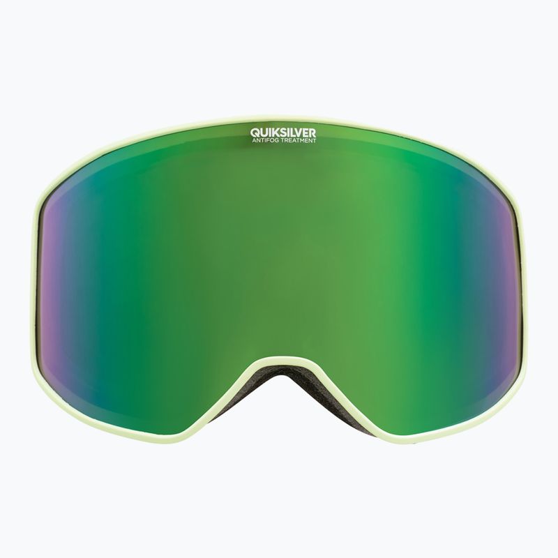 Очила за сноуборд Quiksilver Storm black celery/green ml 2