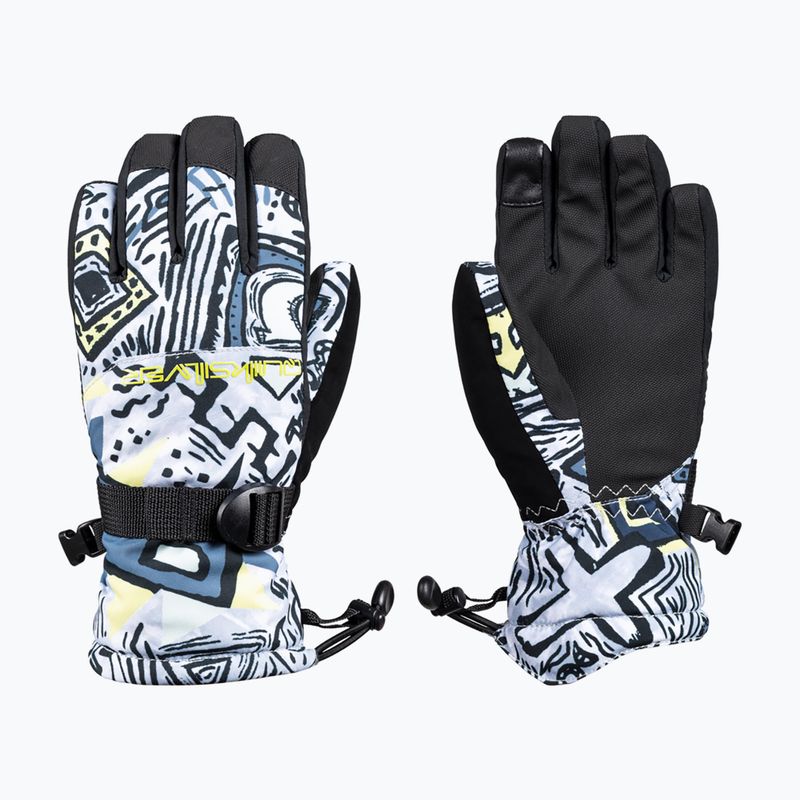 Детски ръкавици за сноуборд Quiksilver Mission heritage scribble black