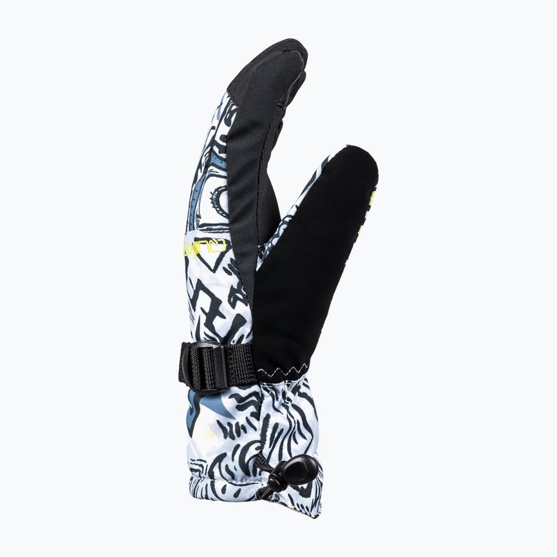 Детски ръкавици за сноуборд Quiksilver Mission heritage scribble black 2