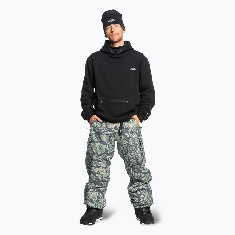 Мъжки панталони за сноуборд Quiksilver Snow Down Cargo woodland abstract sea spray 2