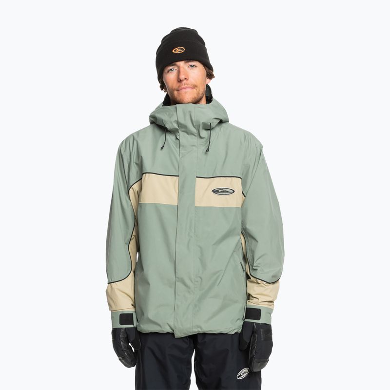 Мъжко яке за сноуборд Quiksilver High Altitude Gore-Tex sea spray