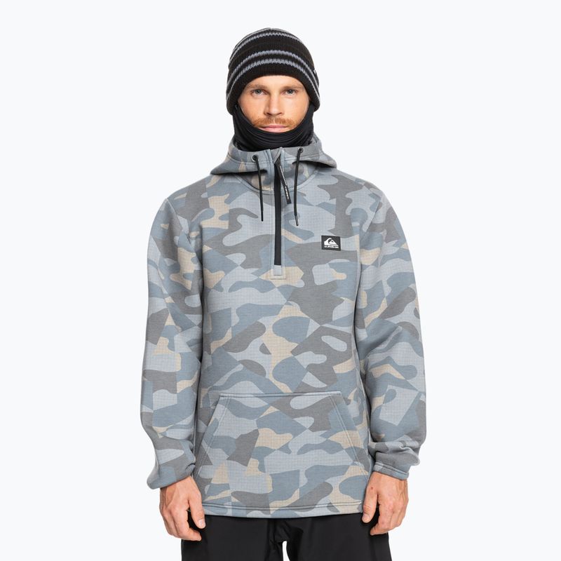Мъжки суитшърт за сноуборд Quiksilver Shredder Hoodie puzzle camo ice flow