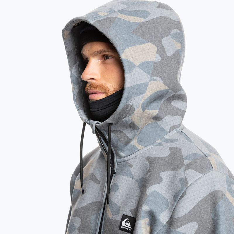 Мъжки суитшърт за сноуборд Quiksilver Shredder Hoodie puzzle camo ice flow 6