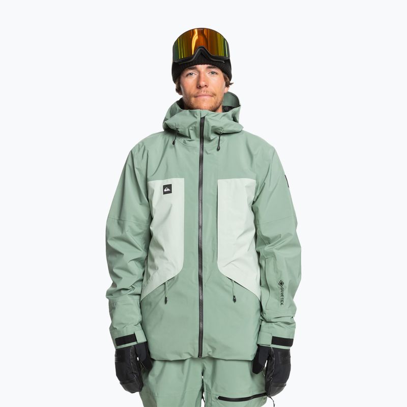 Мъжко яке за сноуборд Quiksilver Forever Stretch Gore-Tex sea spray