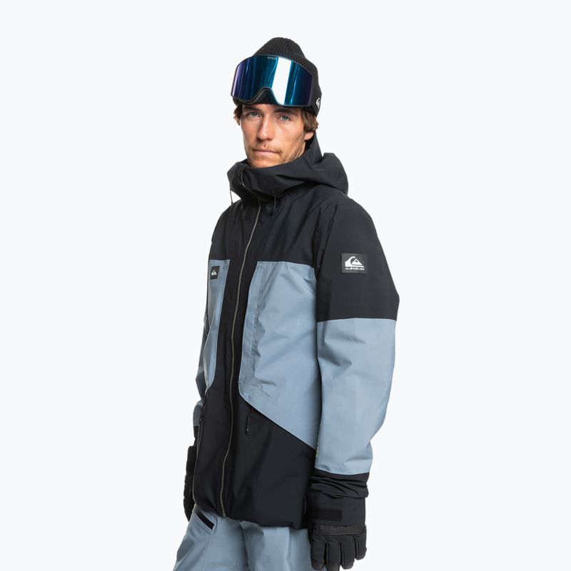 Мъжко яке за сноуборд Quiksilver Forever Stretch Gore-Tex flint stone 3