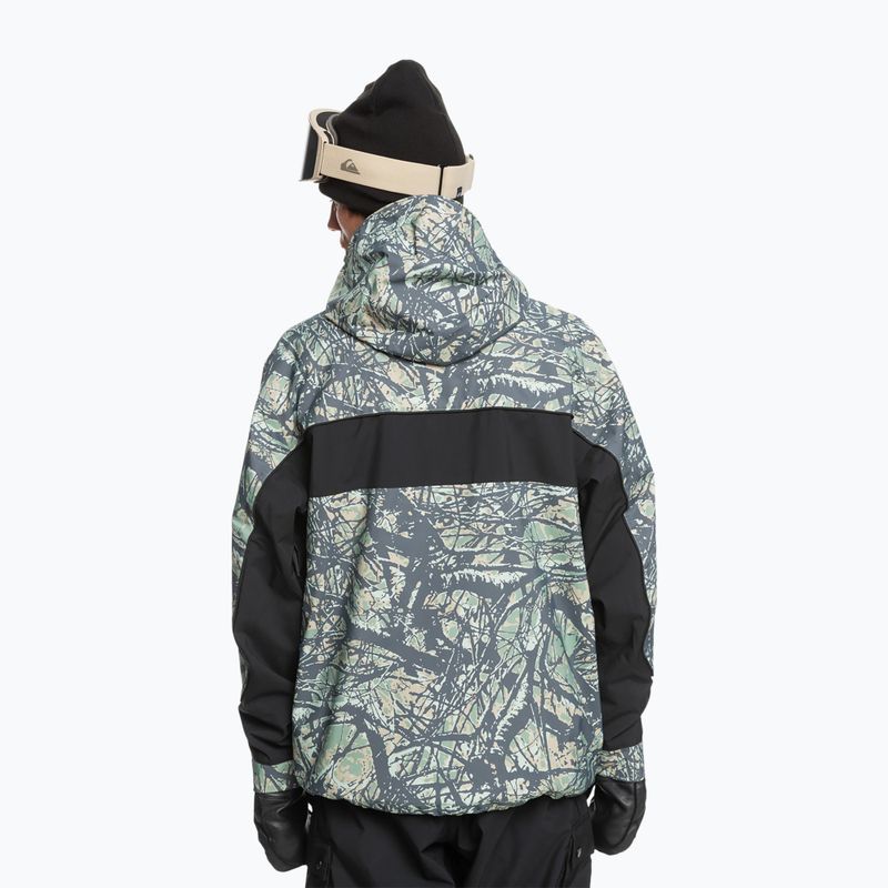 Мъжко яке за сноуборд Quiksilver High Altitude 20K woodland abstract sea spray 2