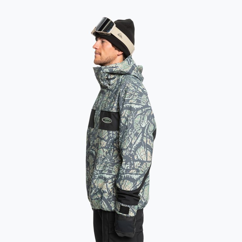 Мъжко яке за сноуборд Quiksilver High Altitude 20K woodland abstract sea spray 3