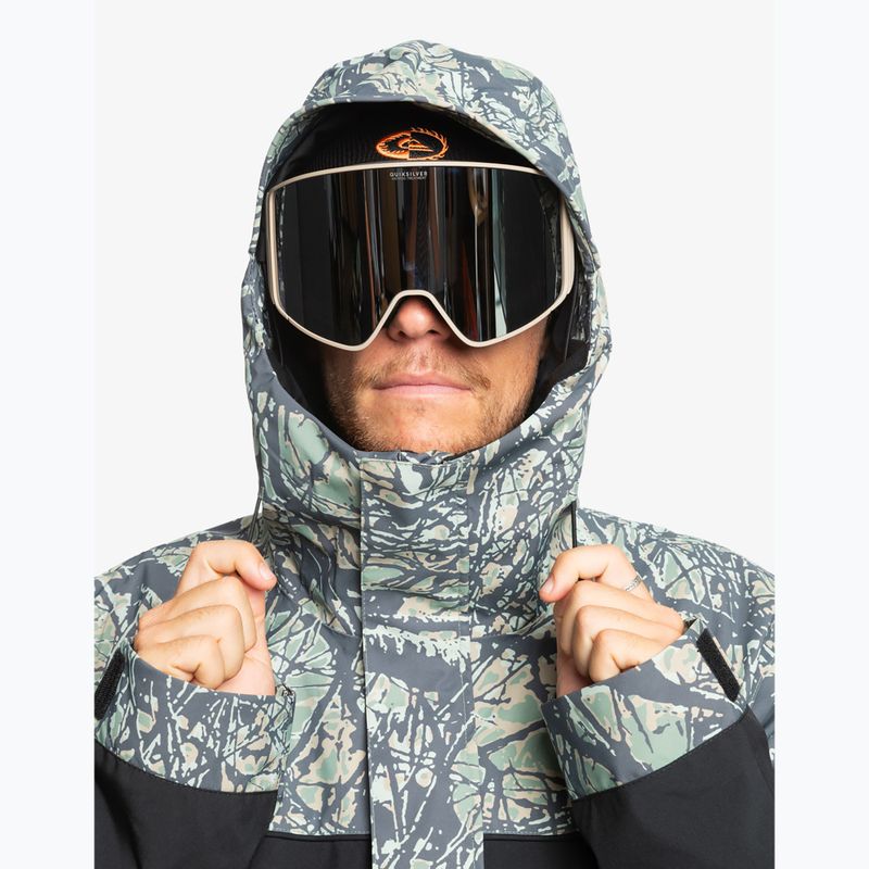Мъжко яке за сноуборд Quiksilver High Altitude 20K woodland abstract sea spray 4