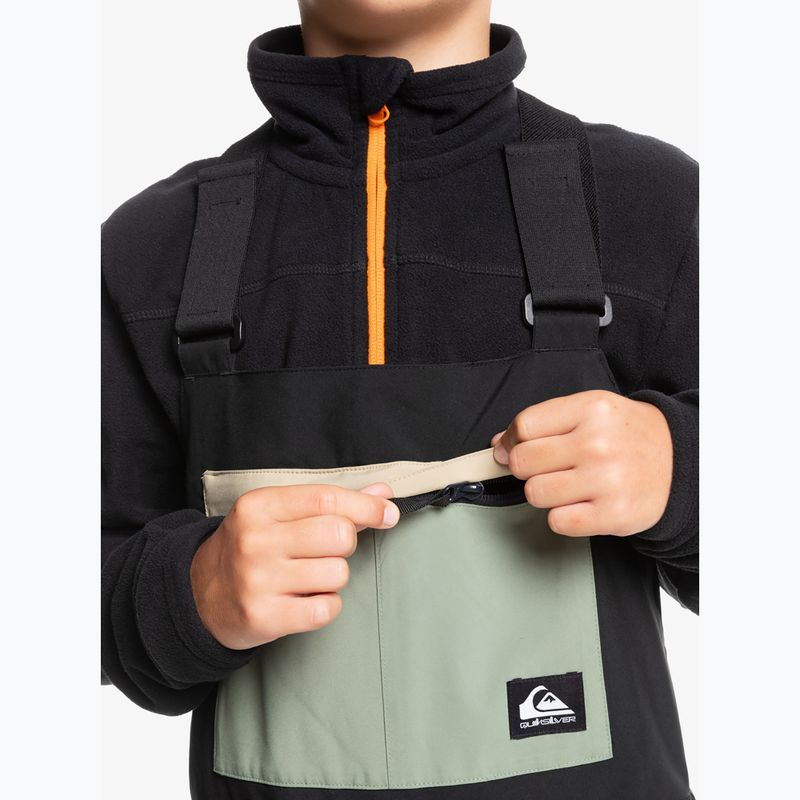 Quiksilver Mash Up Bib детски панталон за сноуборд true black 6