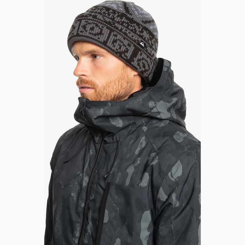 Мъжка зимна шапка Quiksilver Archive true black 4