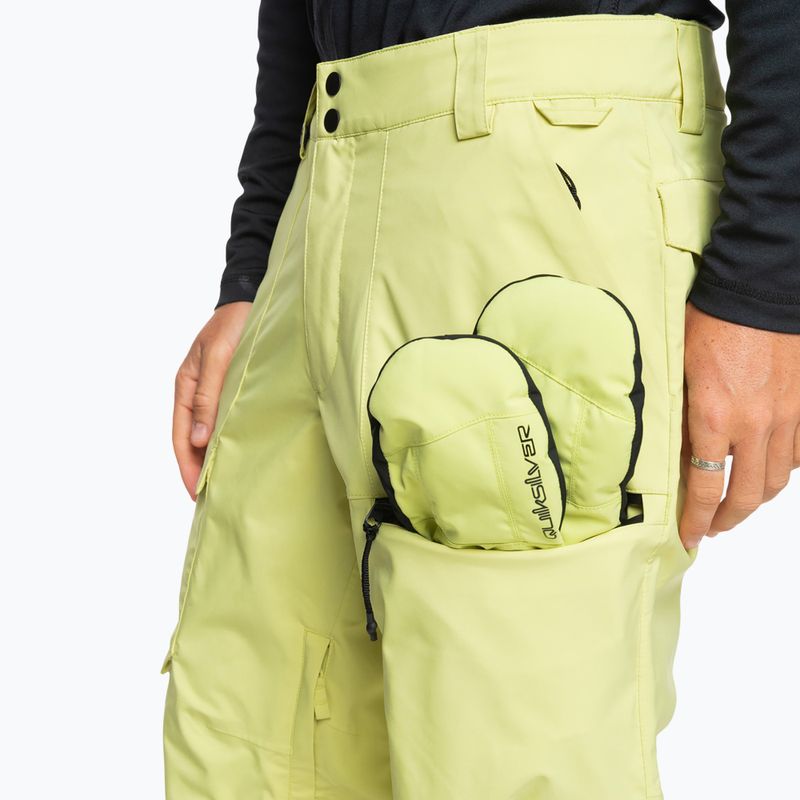 Мъжки панталони за сноуборд Quiksilver Utility celery green 6