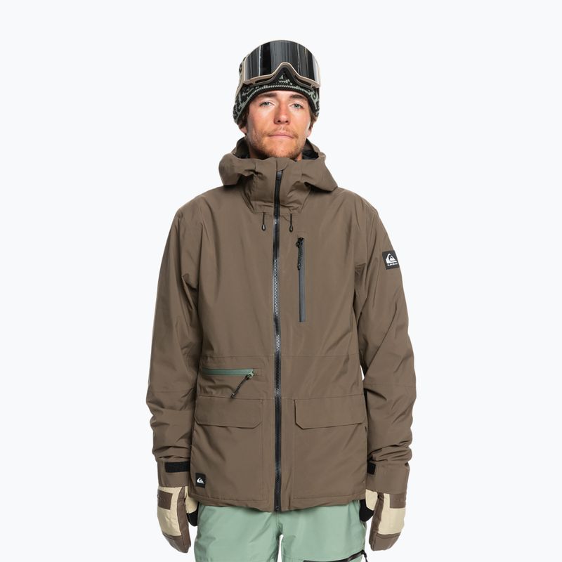 Мъжко яке за сноуборд Quiksilver Quest Stretch 20K canteen