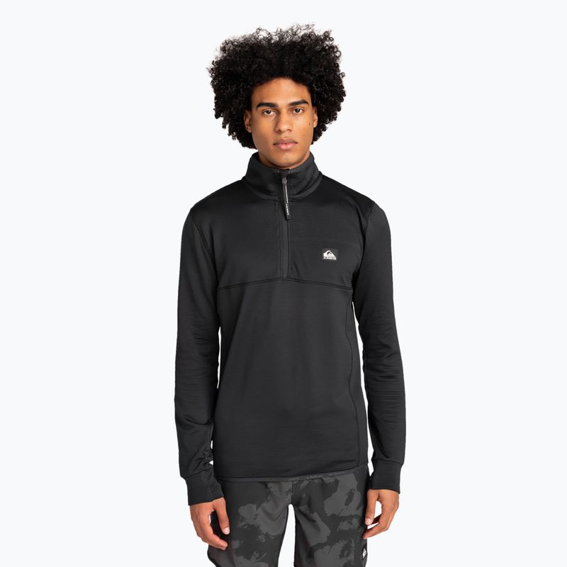 Мъжки суитшърт за сноуборд Quiksilver Steep Point Half Zip Fleece true black