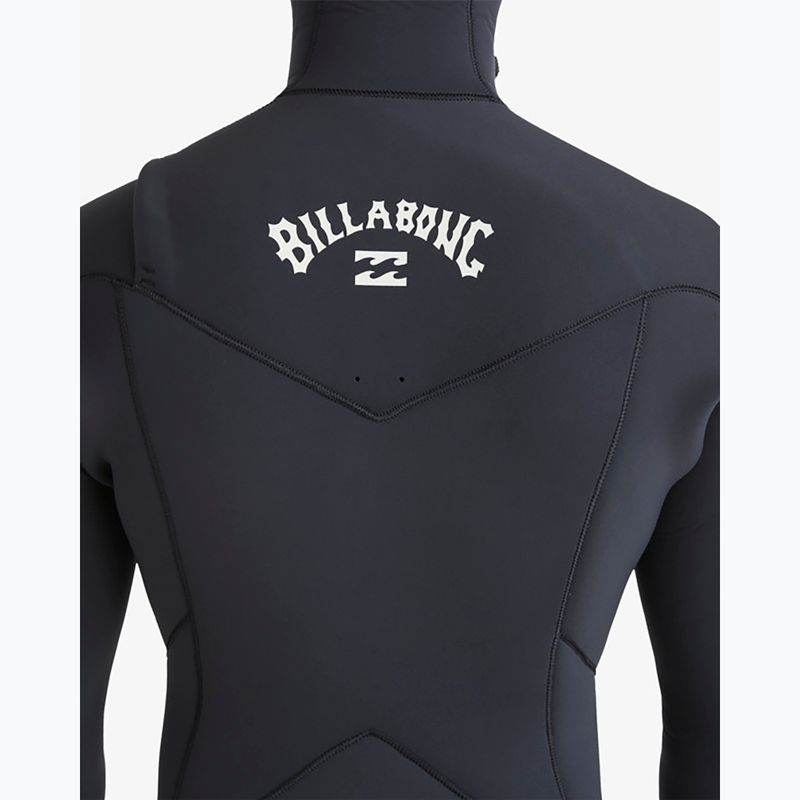 Мъжки неопренов костюм за плуване Billabong 5/4 mm Absolute Natural Chest Zip Hooded black 7
