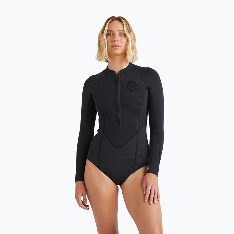 Дамски неопренов костюм за плуване Billabong 2/2 mm Salty Dayz Natural LS Spring black