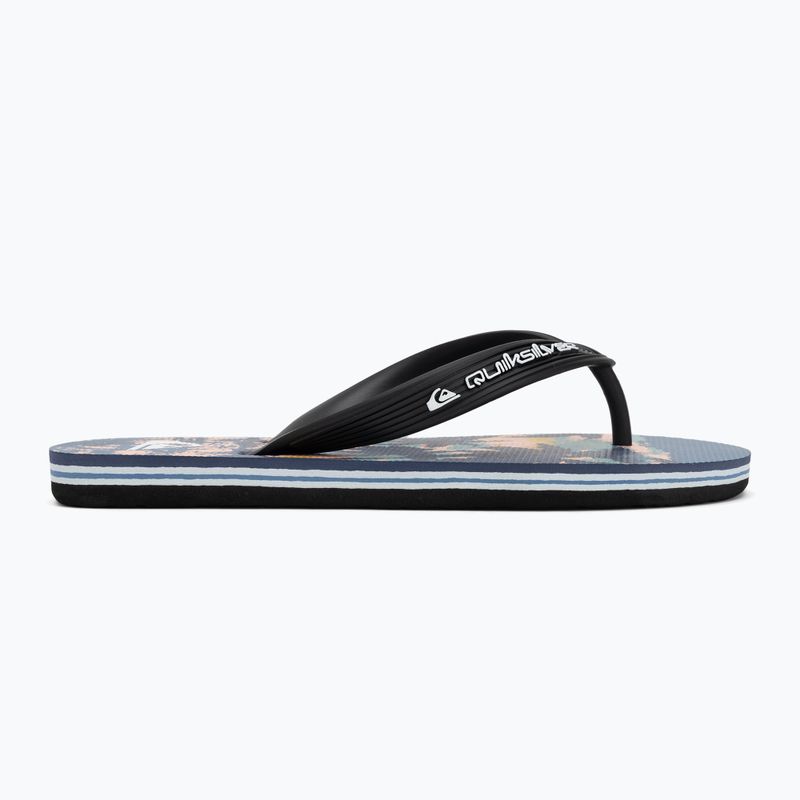 Quiksilver Molokai Art 25 Младежки джапанки fiery coronet blue tropicamo 2