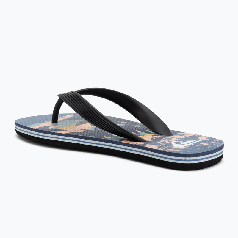 Quiksilver Molokai Art 25 Младежки джапанки fiery coronet blue tropicamo 3