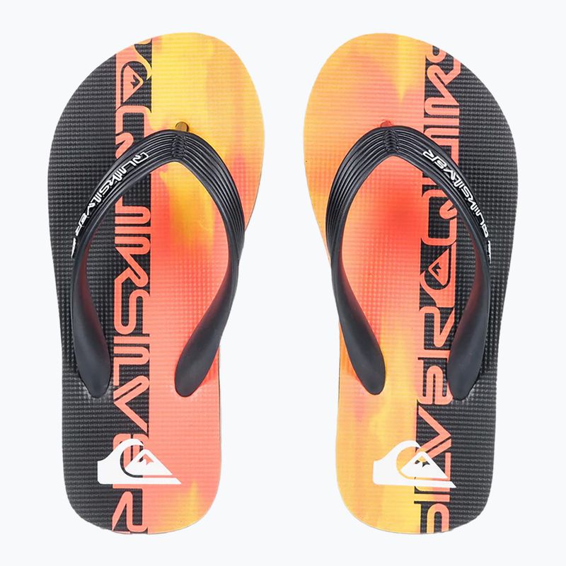 Quiksilver Molokai Art 25 Младежки джапанки с думи от огнен корал 2