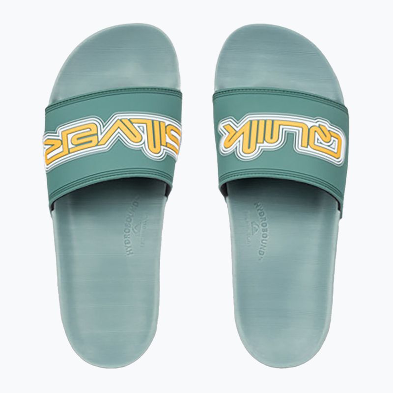 Мъжки джапанки Quiksilver Rivi Wordmark Slide II sage flip-flops 2