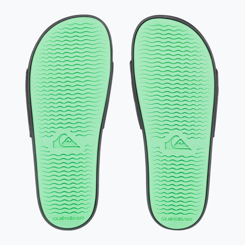 Мъжки джапанки Quiksilver Rivi Wordmark Slide II black rasta 2