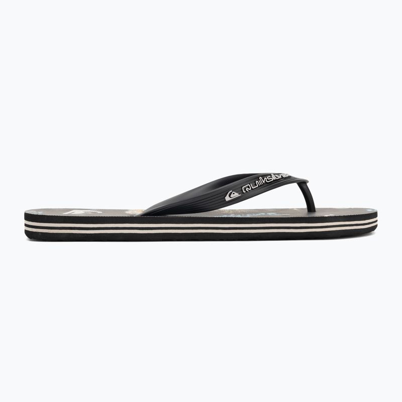 Мъжки джапанки Quiksilver Molokai Art 25 black naturama 2