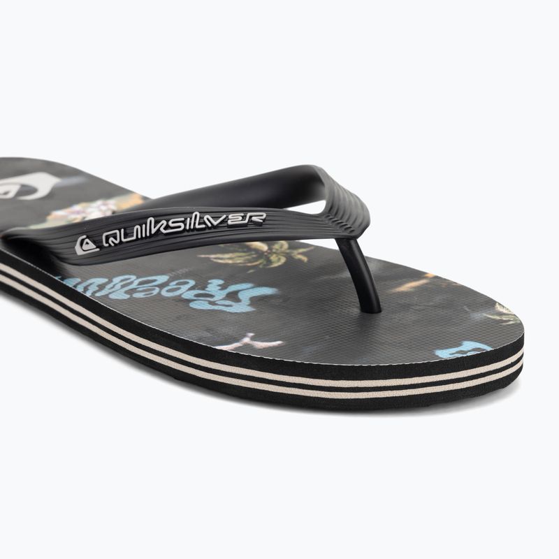 Мъжки джапанки Quiksilver Molokai Art 25 black naturama 7